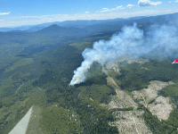 Wildfire burning out of control east of Kelowna | iNFOnews.ca