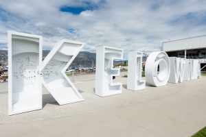 New City of Kelowna signage unveiled in Kelowna BC.