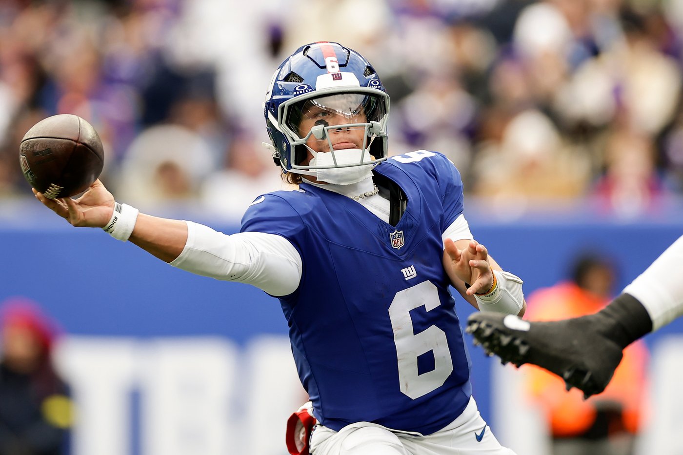 Jaxson Dart has his least productive NFL start in the Giants' ninth consecutive loss | iNFOnews.ca