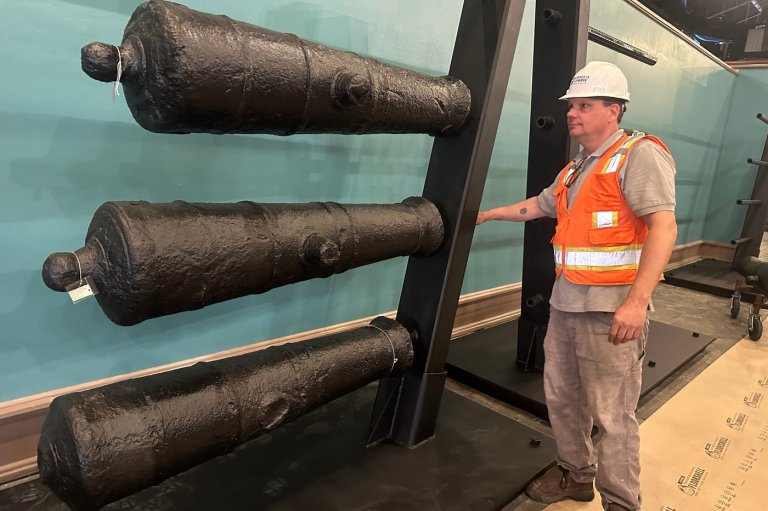 Cannons lost underwater during the American Revolution will soon go on display at a Georgia museum | iNFOnews.ca