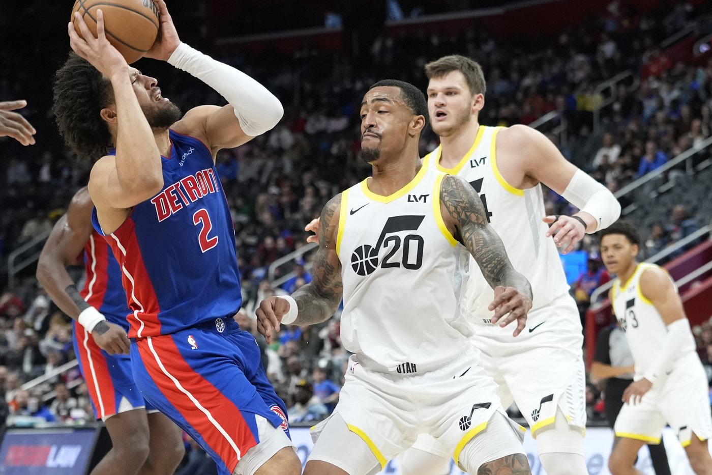 Collin Sexton and Keyonte George lead Jazz past Pistons, 126-119 | iNFOnews.ca Collin Sexton and Keyonte George lead Jazz past Pistons, 126-119 | iNFOnews.ca