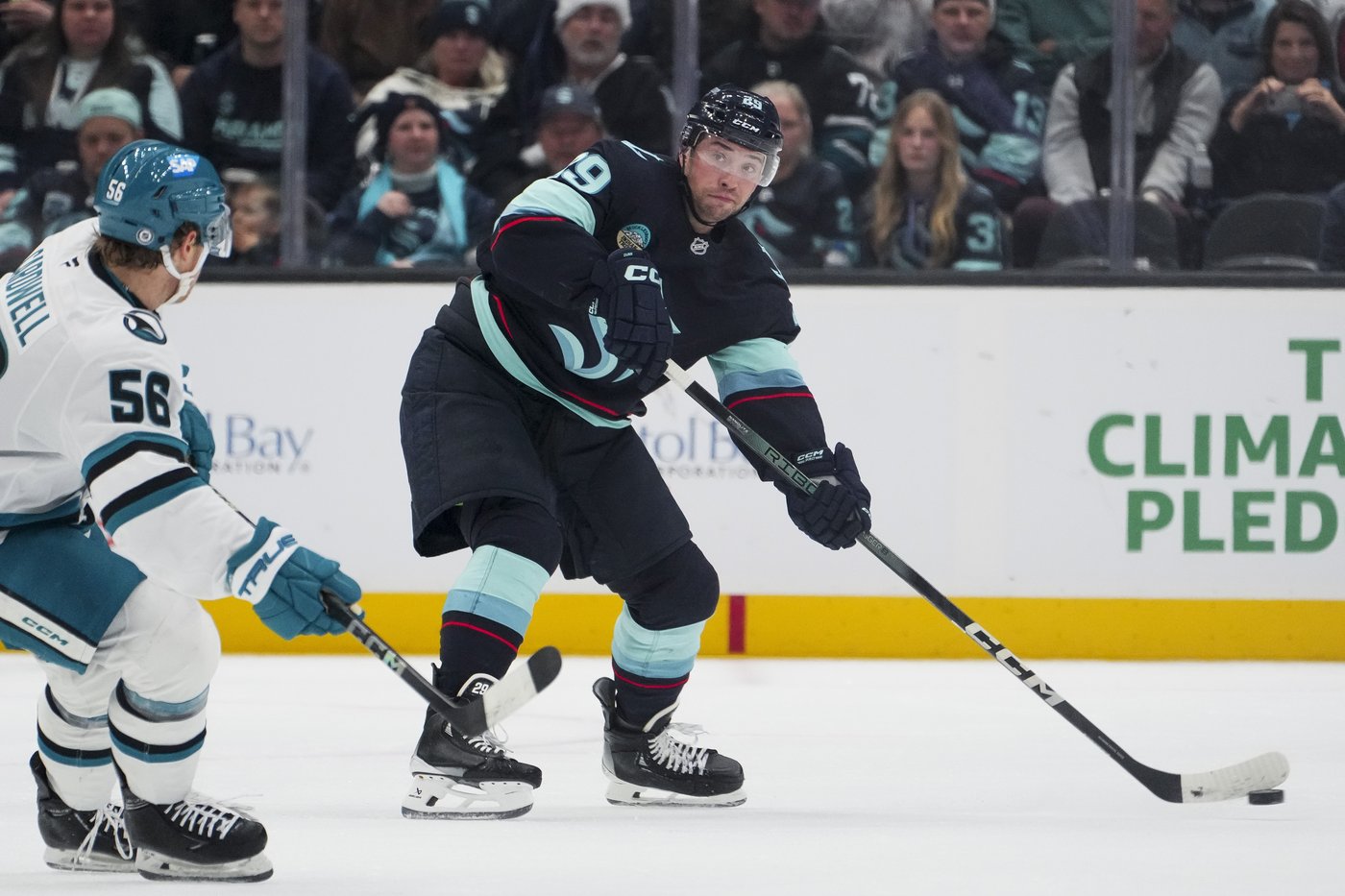 Mikael Granlund and Jake Walman set up all the goals for the Sharks in 4-2 win over the Kraken | iNFOnews.ca