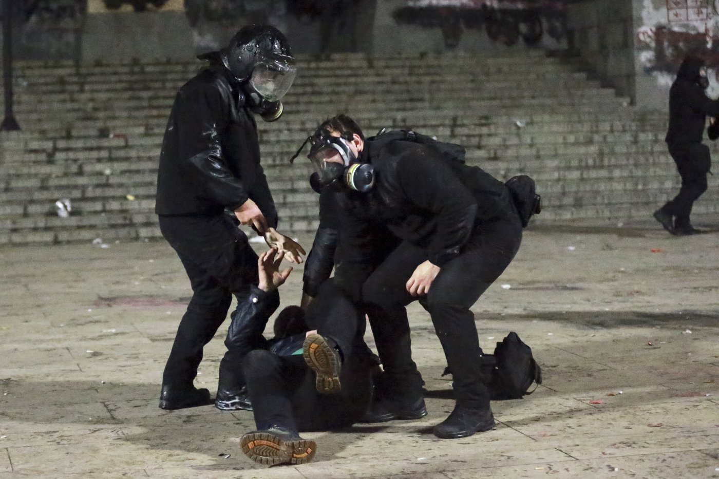 Protesters gather for third night of demonstrations after Georgia announces suspension of EU talks | iNFOnews.ca