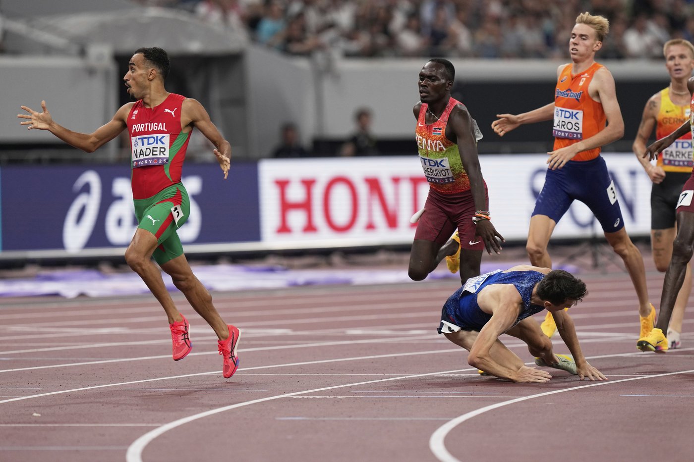 Portugal's Isaac Nader is the out-of-nowhere winner of men's 1,500 meters at world championships | iNFOnews.ca