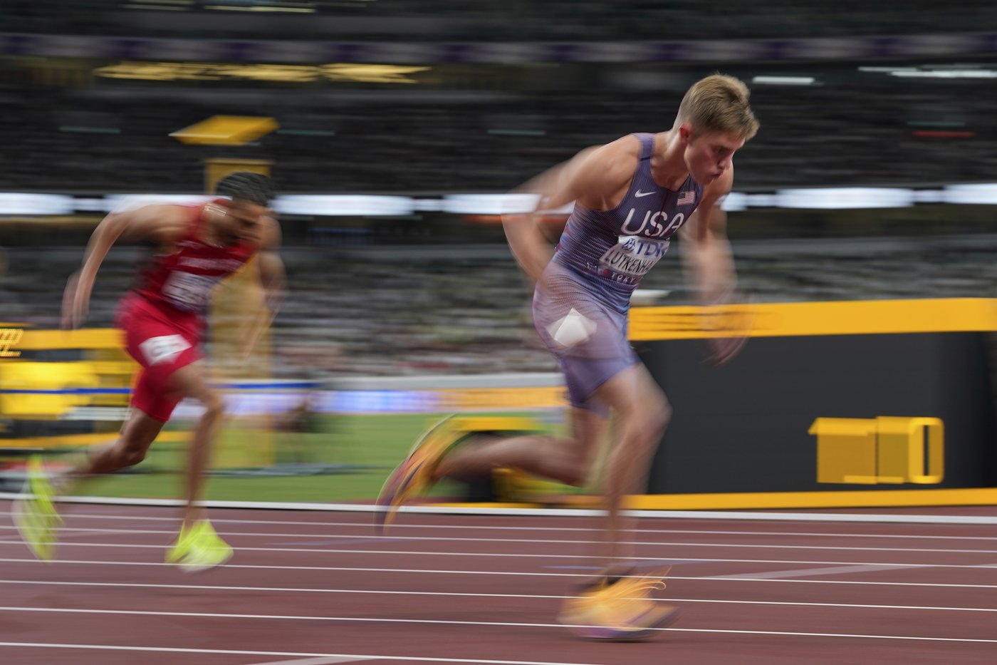 Teen track star Cooper Lutkenhaus falls short at world champs, keeps head high after breakout year | iNFOnews.ca