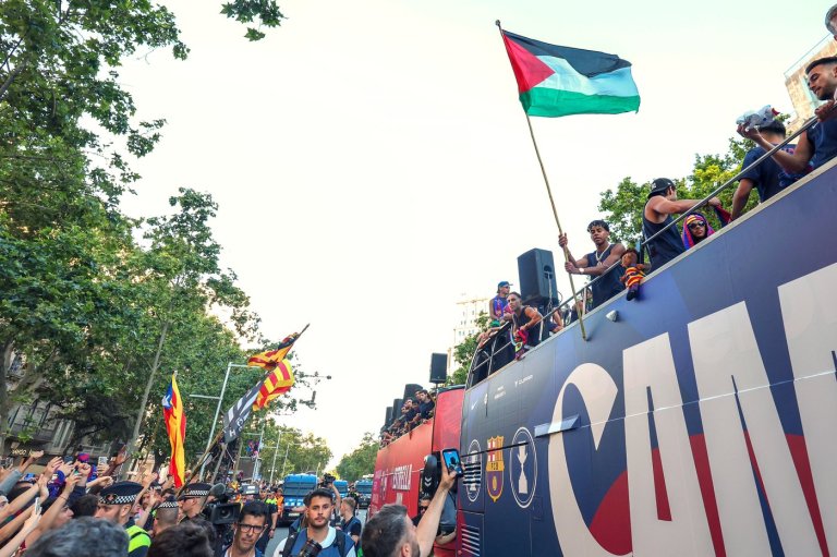 Israeli minister criticizes Barcelona star Lamine Yamal for waving Palestinian flag | iNFOnews.ca