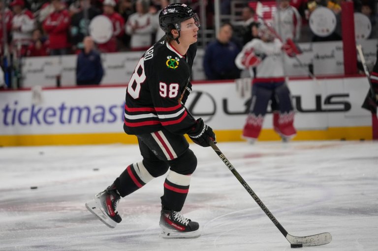 Blackhawks forward Connor Bedard scratched for game against Oilers due to an illness | iNFOnews.ca