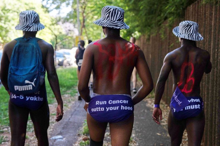 South African runners don cheeky attire for annual race to spotlight prostate cancer | iNFOnews.ca