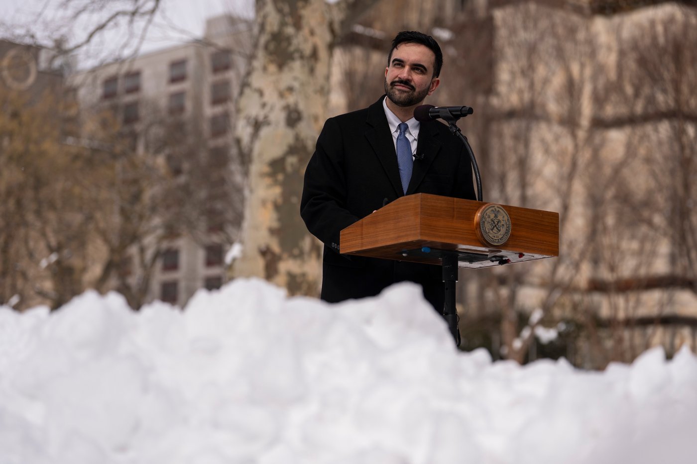 Mamdani's relationship with NYPD gets icy after officers were pelted in a snowball fight | iNFOnews.ca Mamdani's relationship with NYPD gets icy after officers were pelted in a snowball fight | iNFOnews.ca