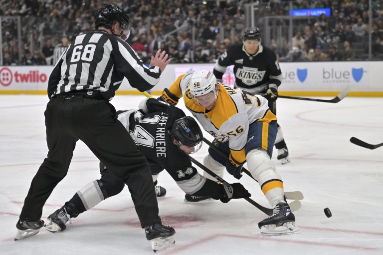 Luke Evangelista ends shootout in 8th round, Predators tighten playoff race with 5-4 win over Kings | iNFOnews.ca