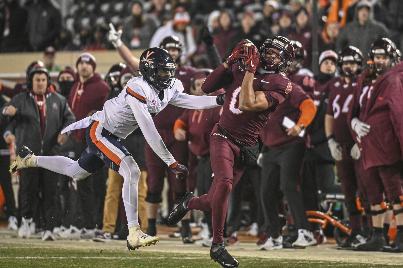 Pop Watson helps Virginia Tech become bowl eligible with 37-17 victory over rival Virginia | iNFOnews.ca