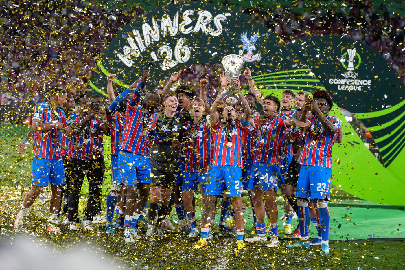 Crystal Palace beats Rayo Vallecano 1-0 for Conference League title, club's 1st European trophy | iNFOnews.ca Crystal Palace beats Rayo Vallecano 1-0 for Conference League title, club's 1st European trophy | iNFOnews.ca