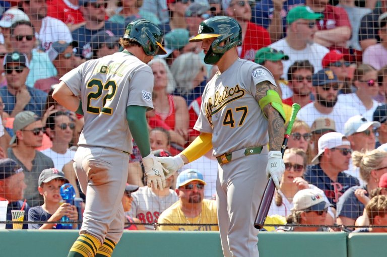 Max Muncy's tiebreaking RBI lifts A's to 1st series win since mid-June, beat Red Sox 4-3 | iNFOnews.ca