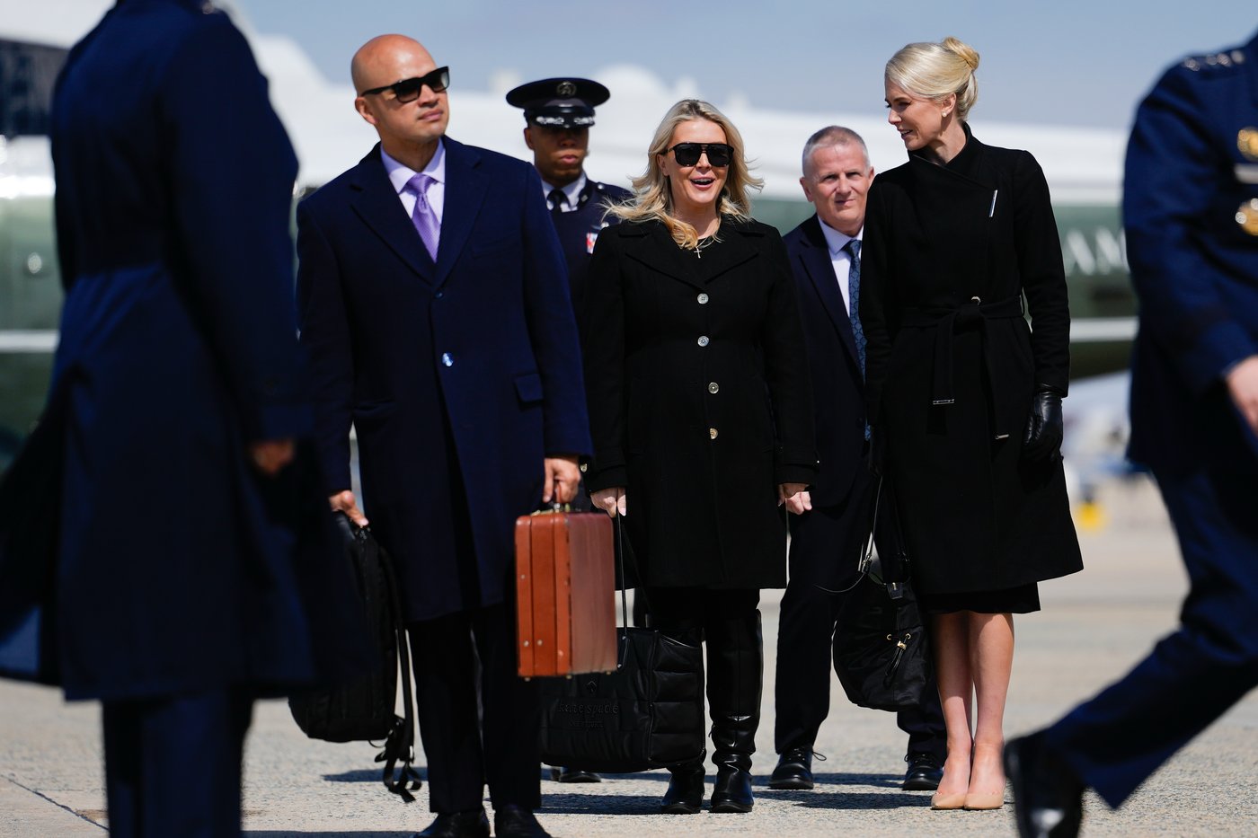 Photos of Trump at dignified transfer for US service members killed in Middle East | iNFOnews.ca