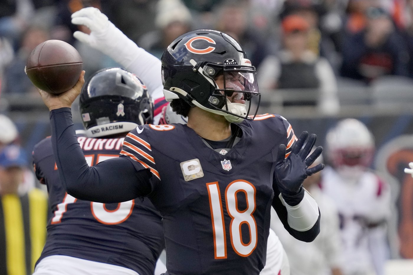 QB Caleb Williams has another rough day as the Bears lose to the Patriots 19-3 | iNFOnews.ca