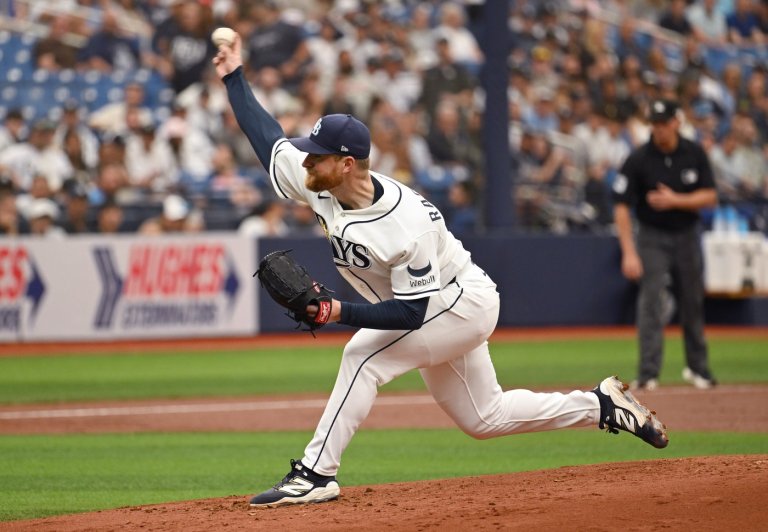 Drew Rasmussen goes 6 scoreless and Rays finish 1st 3-game sweep of Yankees since 2021 with 5-4 win | iNFOnews.ca