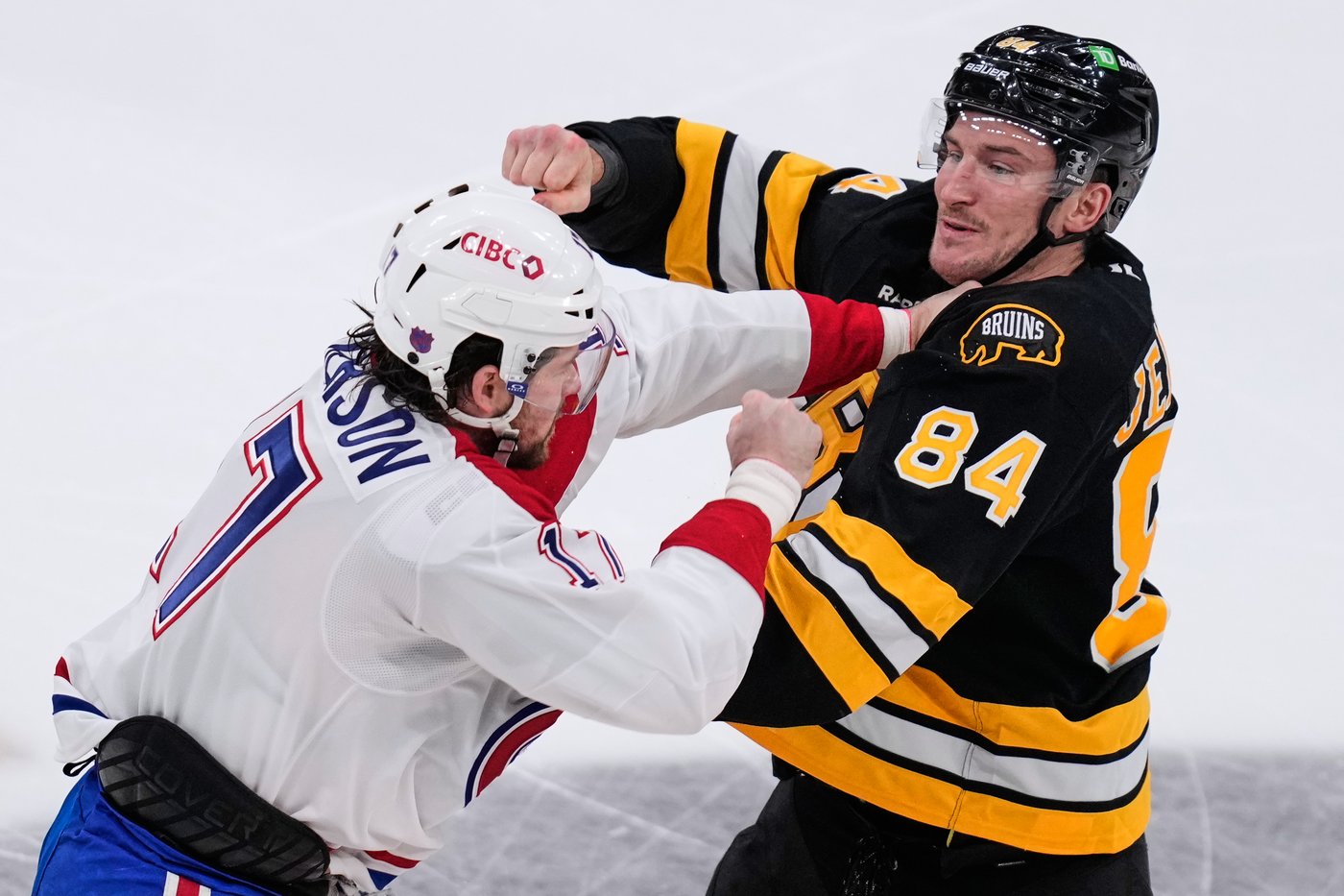Old rivals Bruins, Canadiens drop gloves at opening faceoff, again later in 1st | iNFOnews.ca
