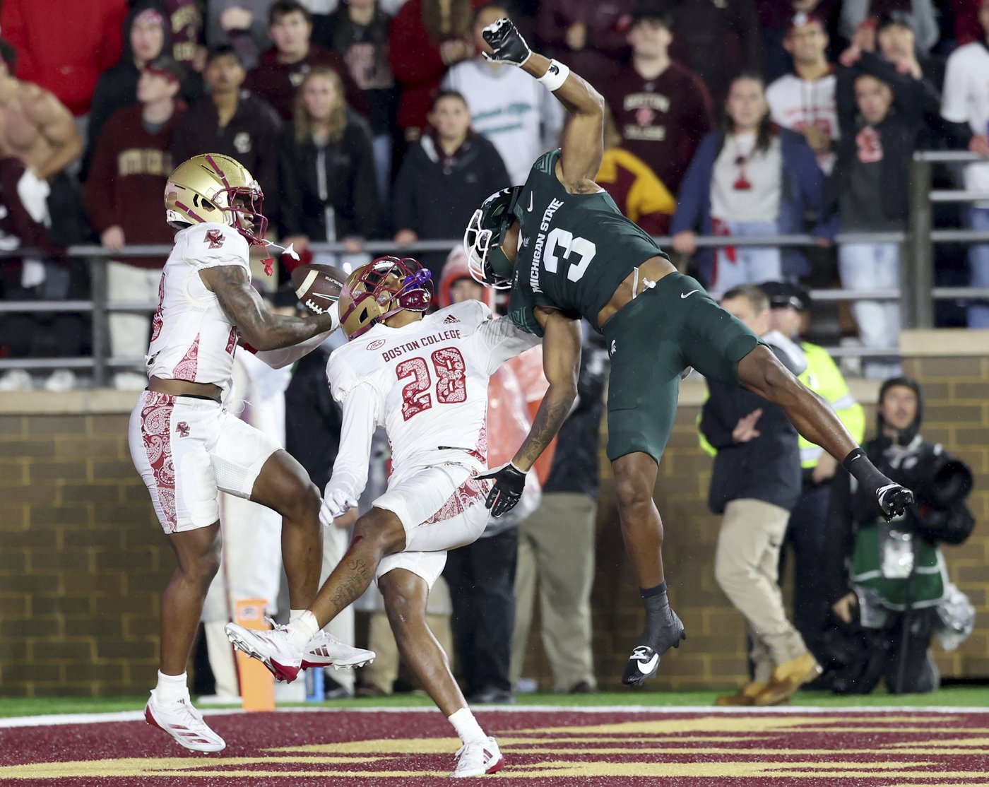 Boston College rallies for 23-19 victory over Michigan State in Red Bandanna Game | iNFOnews.ca