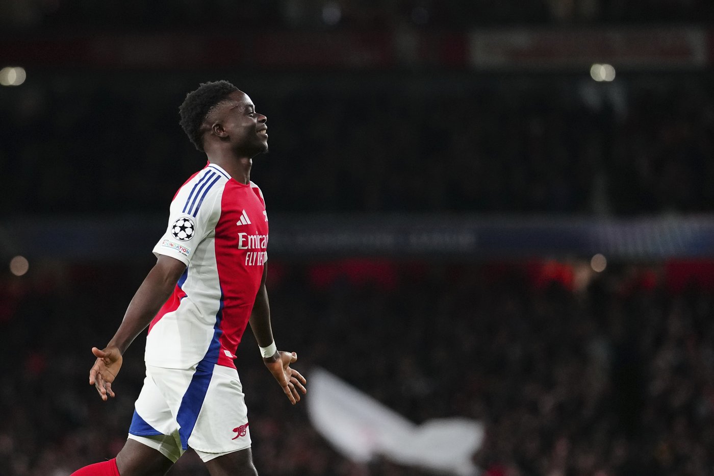 Saka denied a first Arsenal hat trick by his own teammate in Champions League win | iNFOnews.ca