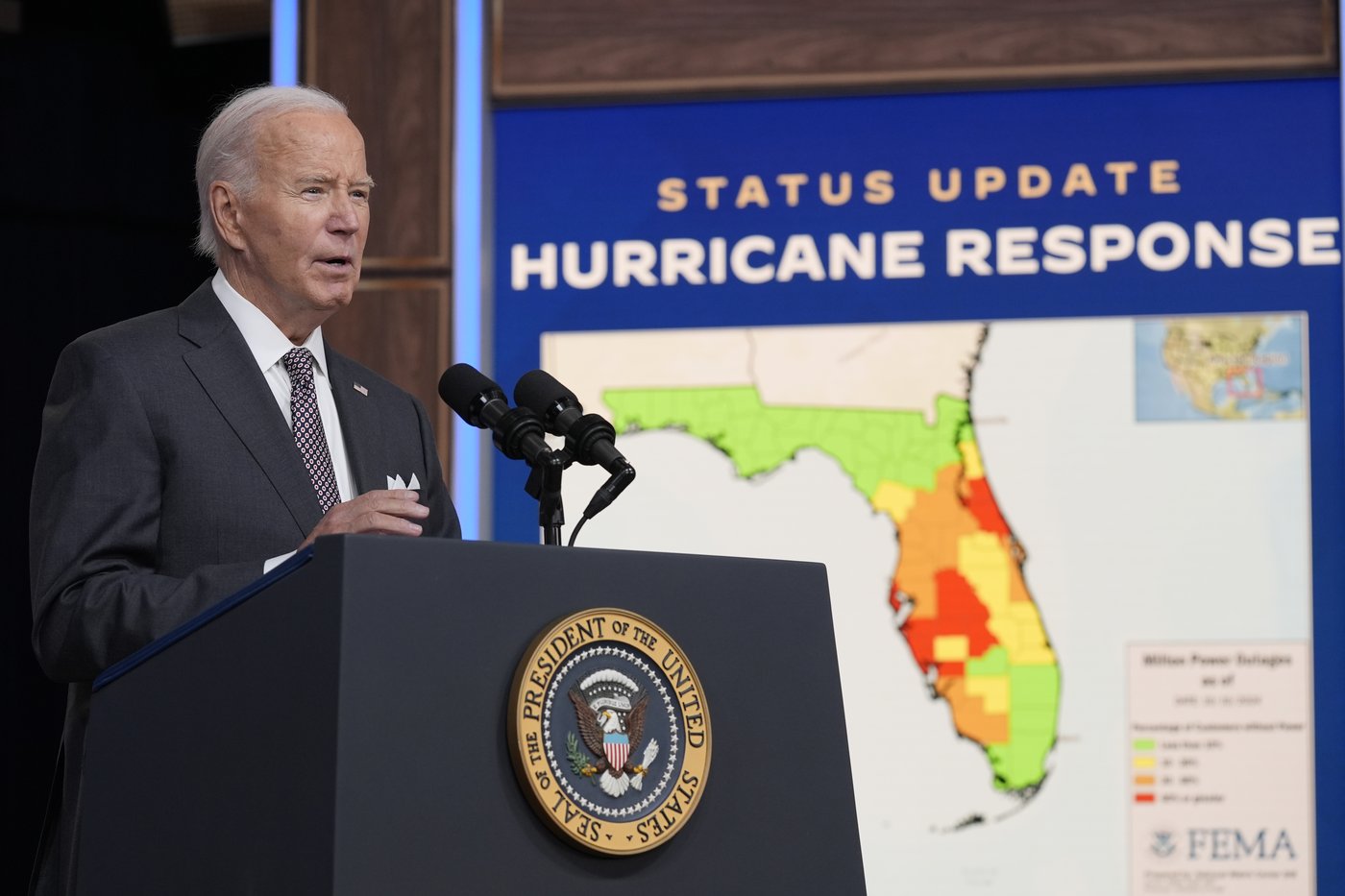 Biden tells Trump to 'get a life, man' and stop storm misinformation | iNFOnews.ca
