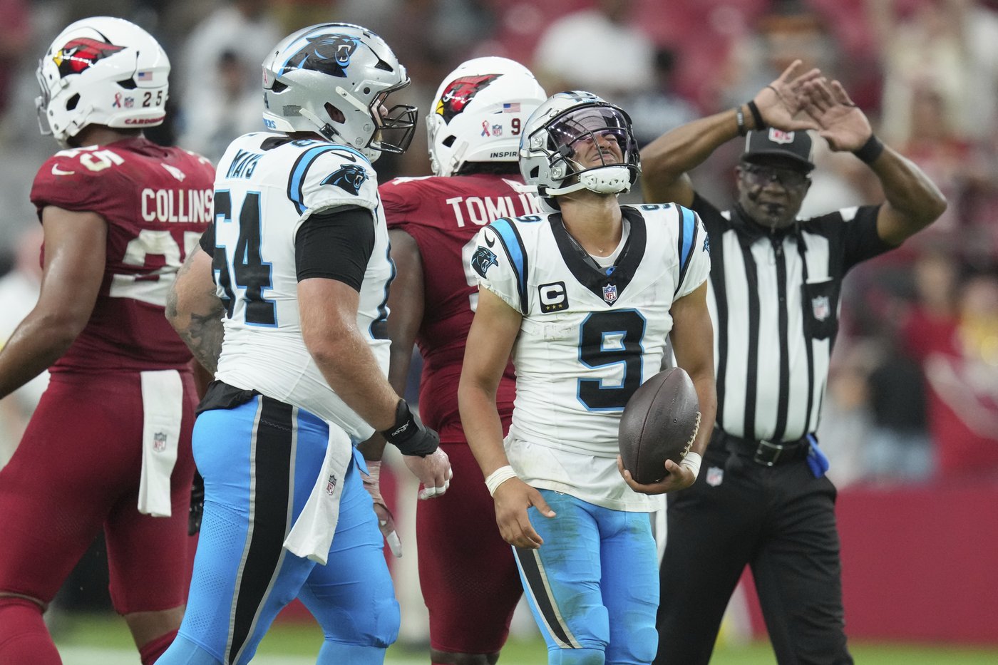 Bryce Young, Panthers come up short with late rally in loss to Cardinals | iNFOnews.ca