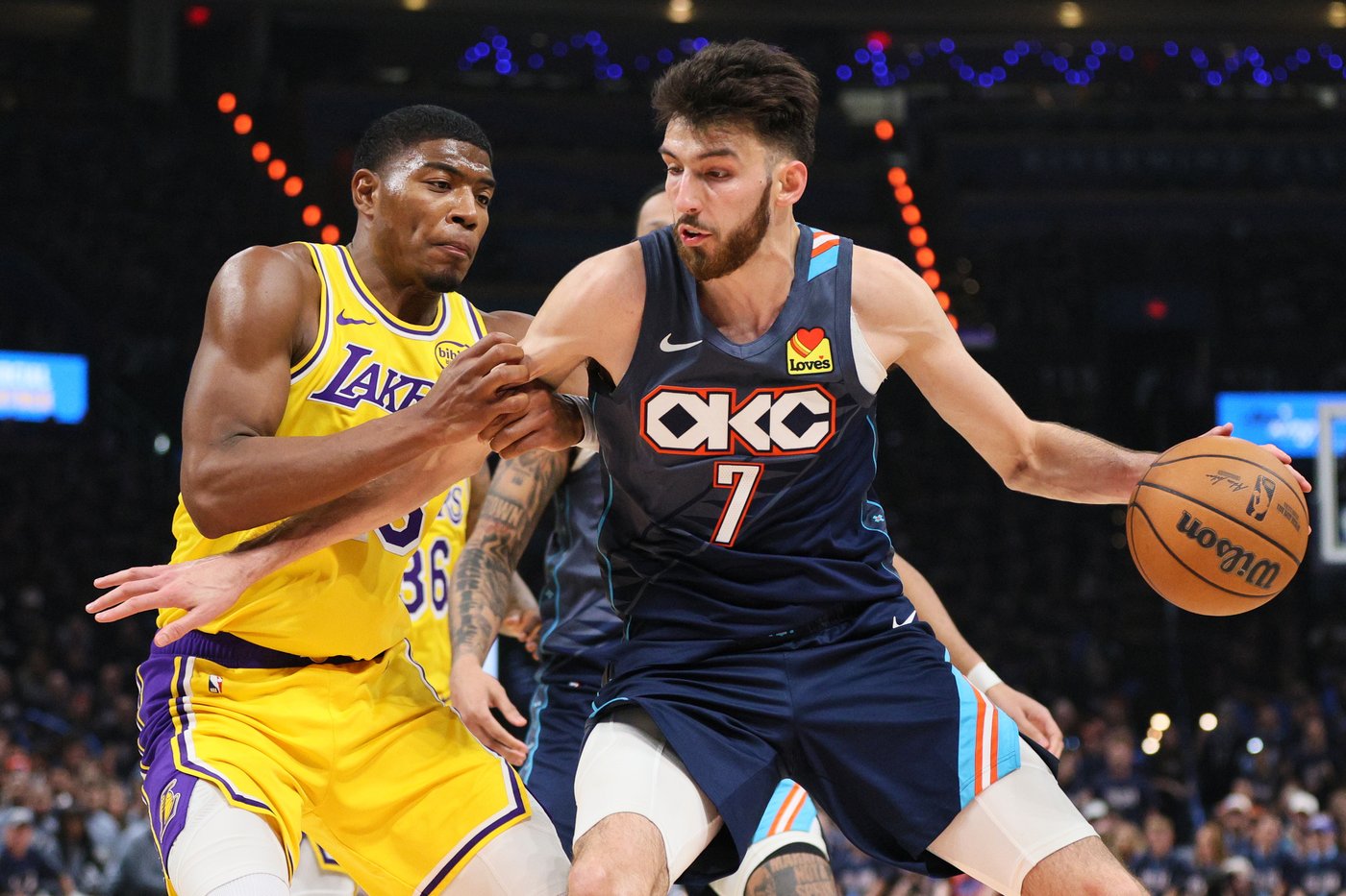 Holmgren and Gilgeous-Alexander each score 22 as Thunder take 2-0 lead over Lakers in West semis | iNFOnews.ca Holmgren and Gilgeous-Alexander each score 22 as Thunder take 2-0 lead over Lakers in West semis | iNFOnews.ca