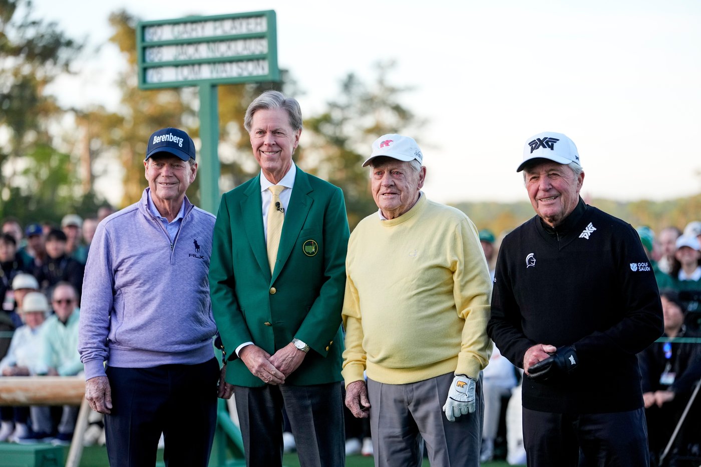 A wild hook and a big leg kick as Jack Nicklaus, Gary Player and Tom Watson open the Masters | iNFOnews.ca