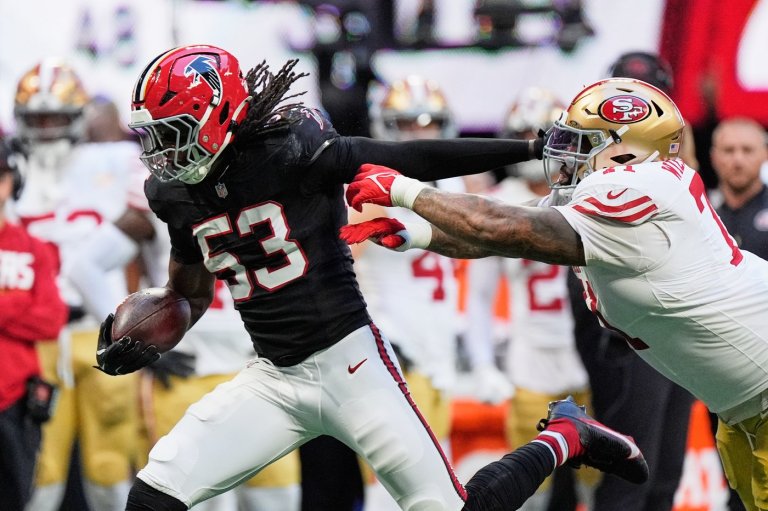 A week after frightening injury, Falcons rookie Daniels comes up big in win over 49ers | iNFOnews.ca