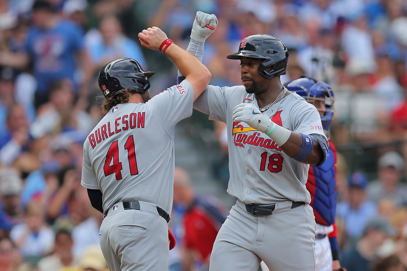 Alec Burleson and Jordan Walker both homer and drive in 4 runs as the Cardinals pound the Cubs 11-4 | iNFOnews.ca