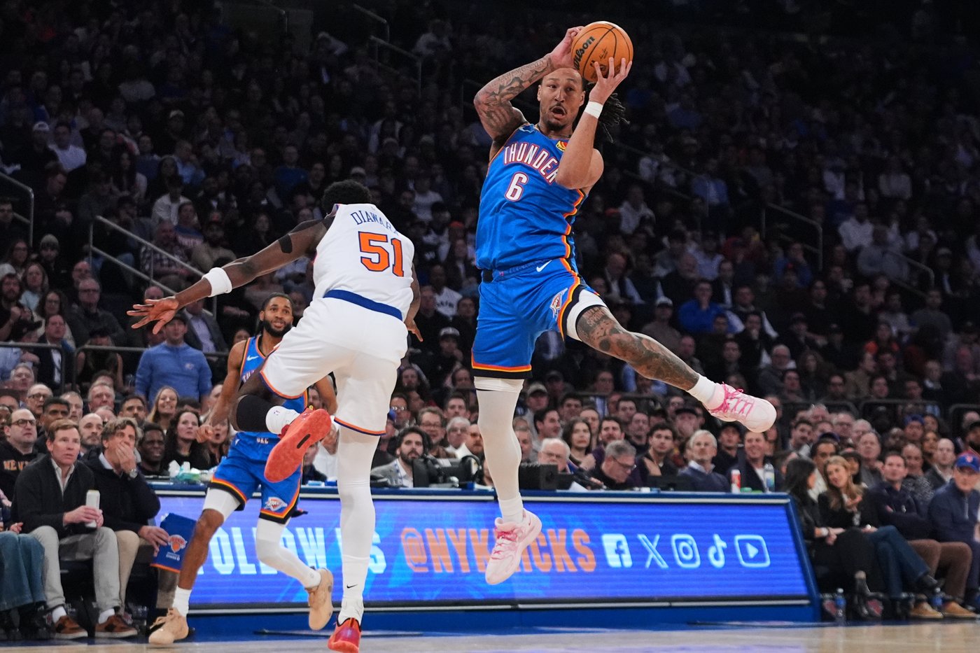 Holmgren and Gilgeous-Alexander help Thunder edge the Knicks 103-100 | iNFOnews.ca