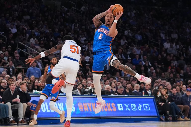 Holmgren and Gilgeous-Alexander help Thunder edge the Knicks 103-100 | iNFOnews.ca