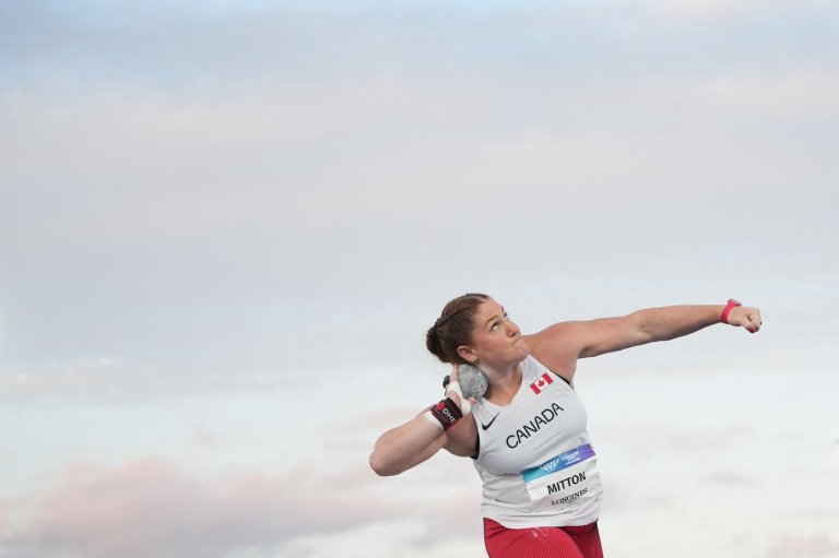 Canada's Sarah Mitton finishes third in shot put at Diamond League meet | iNFOnews.ca