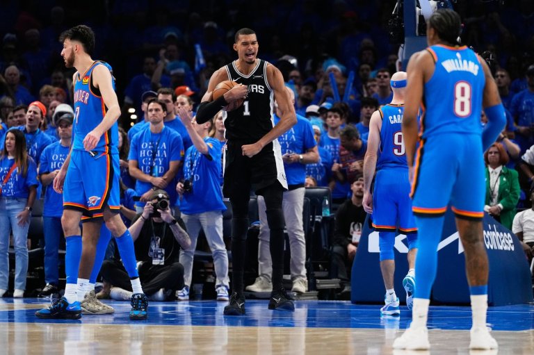 Wembanyama has 41 points, 24 rebounds as Spurs top Thunder 122-115 in 2OT to open West finals | iNFOnews.ca