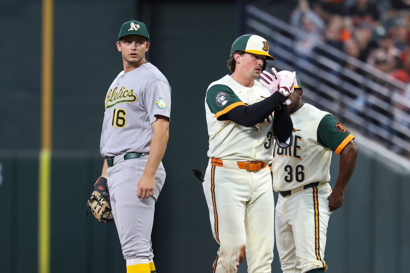 Nick Kurtz’s 2-run triple highlights a 3-run fifth as the Athletics edge the Orioles 4-3 | iNFOnews.ca