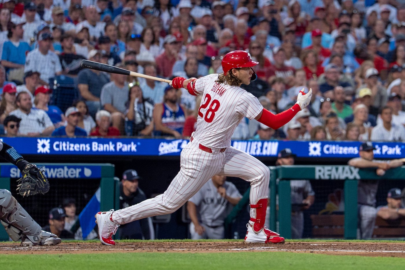Bryson Stott homers and drives in 5 as Phillies rout Yankees 11-4 to avoid series sweep | iNFOnews.ca Bryson Stott homers and drives in 5 as Phillies rout Yankees 11-4 to avoid series sweep | iNFOnews.ca