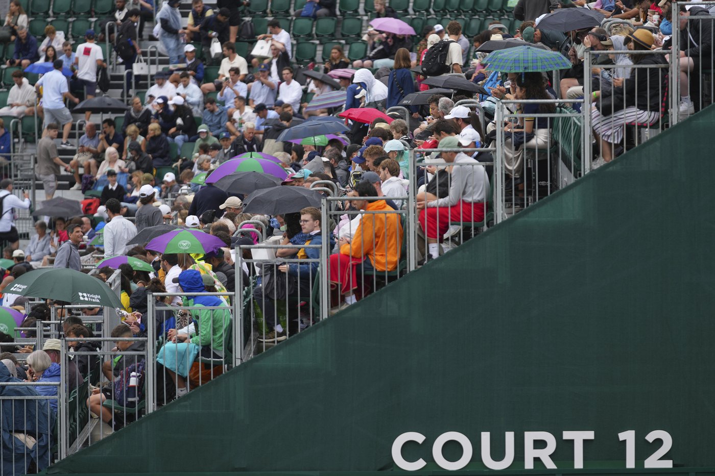 Photos show the rain on Day 3 after the Wimbledon heatwave | iNFOnews.ca