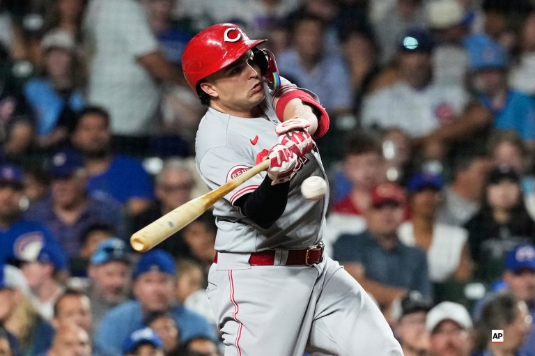 Rookie Sal Stewart homers for the 3rd straight game, helping the Reds beat the Cubs 7-5 | iNFOnews.ca