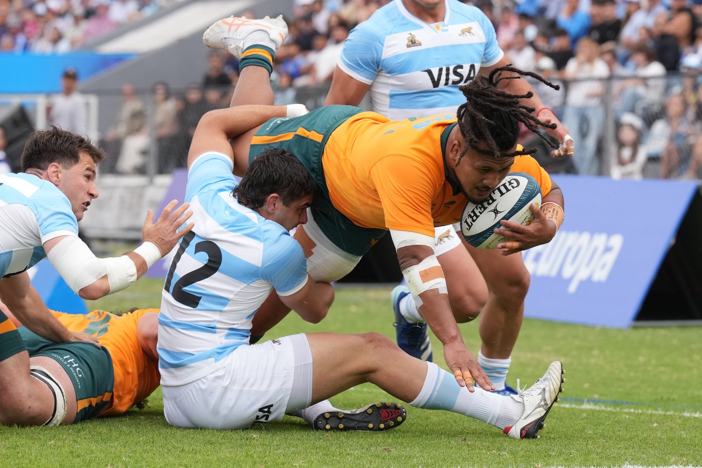 Australia leads from start to finish to beat Argentina 27-21 in the 1st rugby test | iNFOnews.ca Australia leads from start to finish to beat Argentina 27-21 in the 1st rugby test | iNFOnews.ca