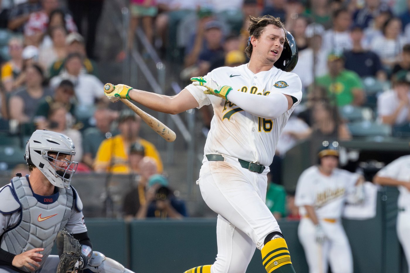 A's slugger Nick Kurtz will see a specialist about his injured right thumb | iNFOnews.ca
