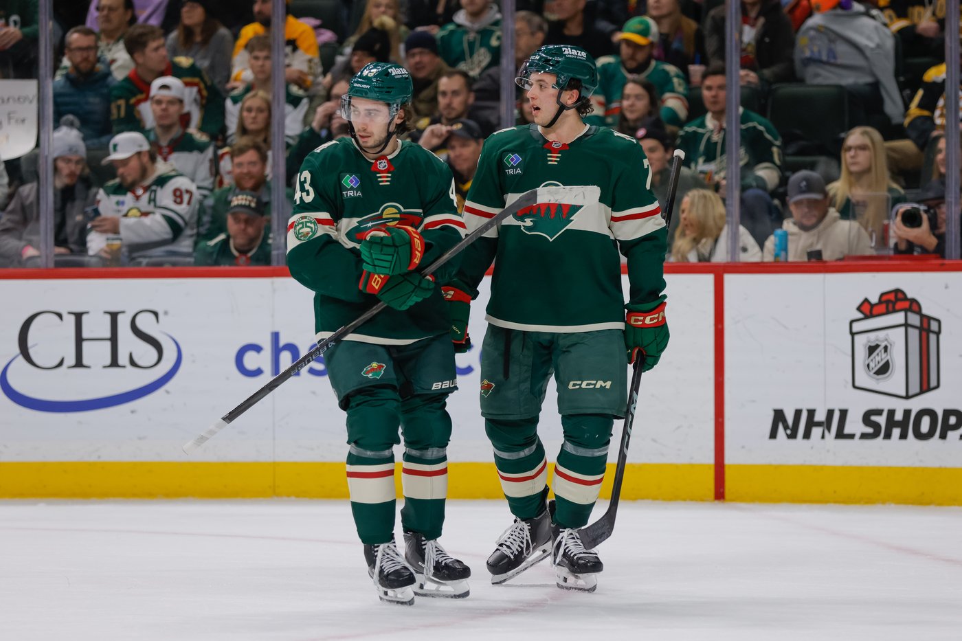 Quinn Hughes scores in Minnesota debut as Wild beat Bruins 6-2 for 4th straight win | iNFOnews.ca