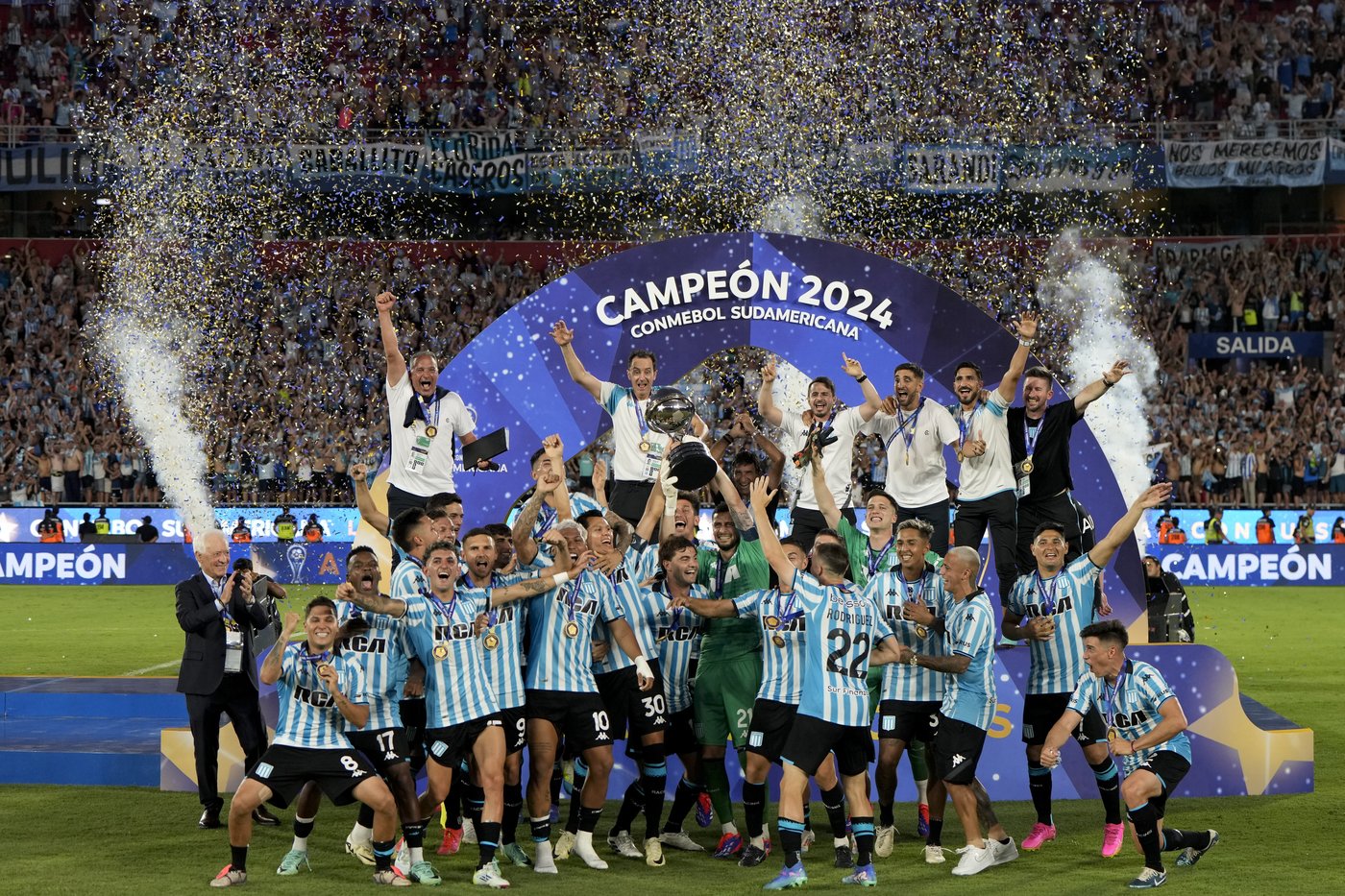 Argentina's Racing wins its first Copa Sudamericana championship by beating Brazil's Cruzeiro 3-1 | iNFOnews.ca