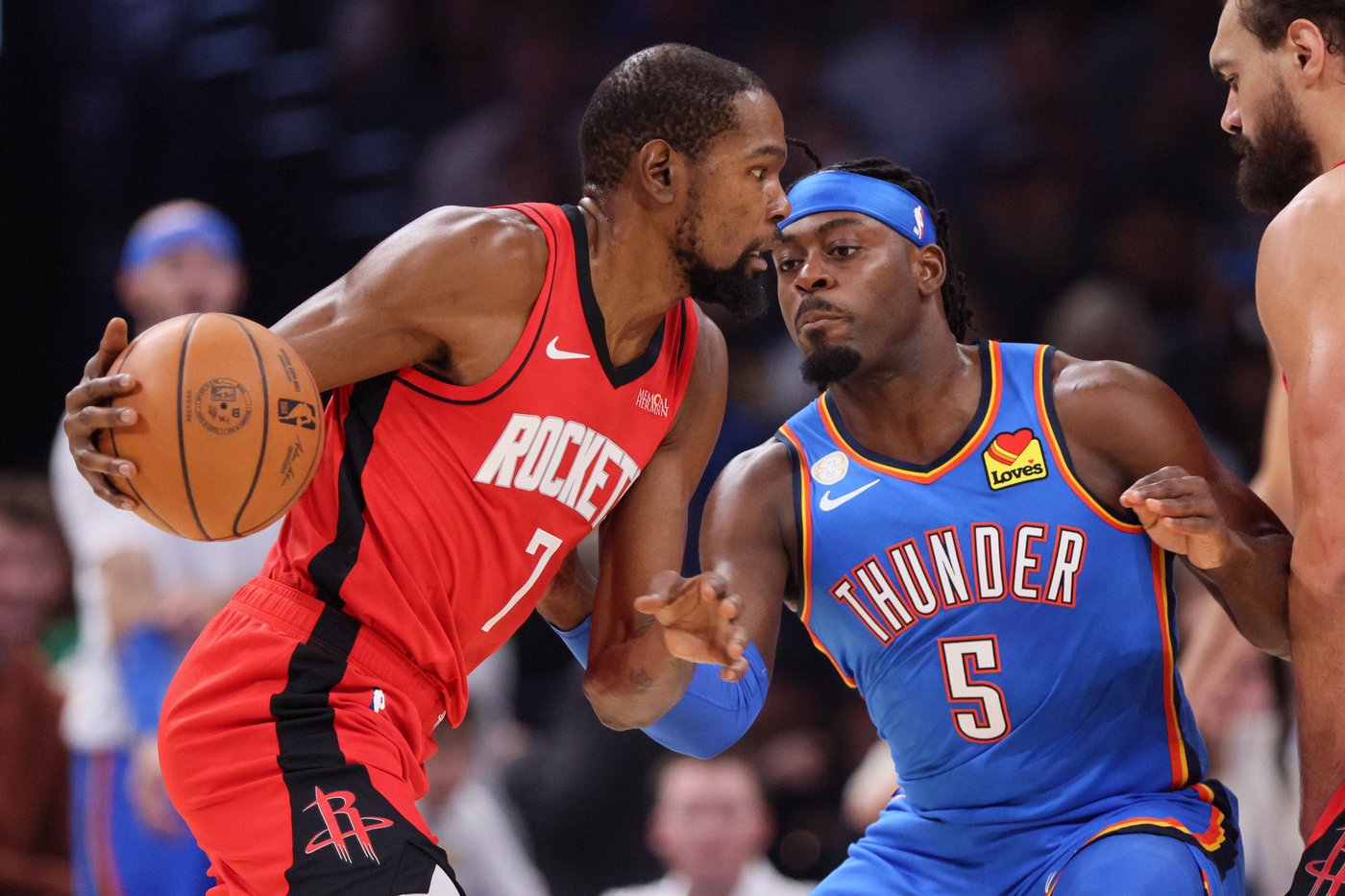 Thunder celebrate ring ceremony, banner unveiling and double-OT win over Durant's Rockets | iNFOnews.ca