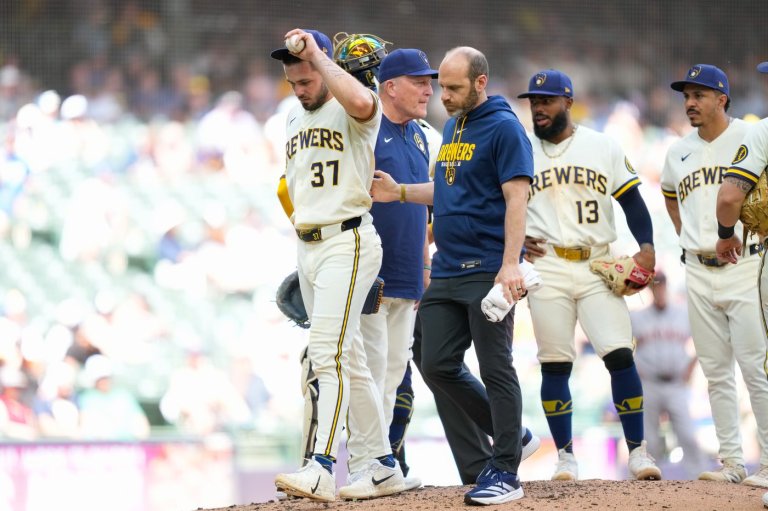Brewers place DL Hall on injured list and designate Jake Woodford for assignment | iNFOnews.ca