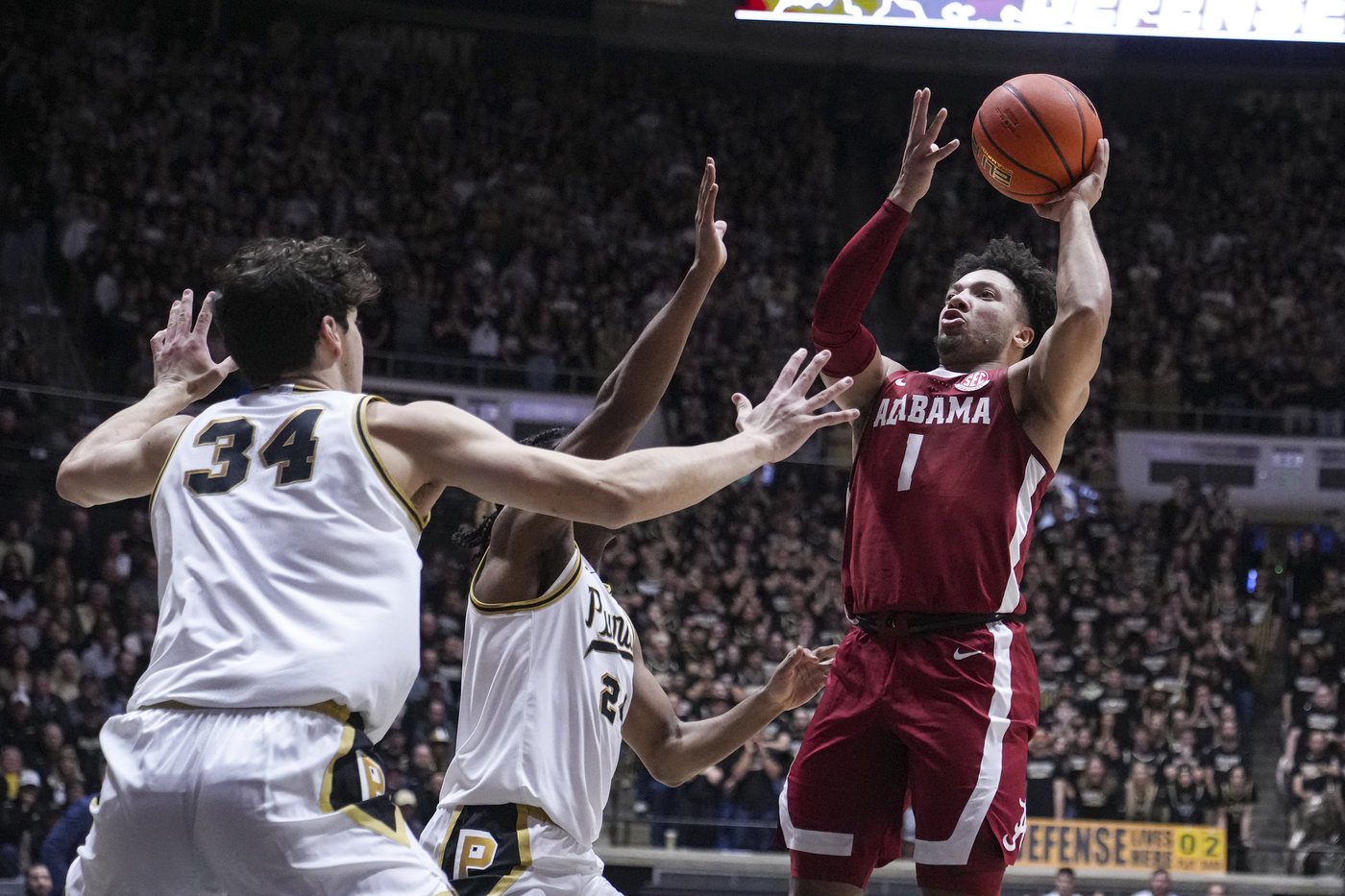 Trey Kaufman-Renn scores 26 points to lead No. 13 Purdue past No. 2 Alabama 87-78 | iNFOnews.ca