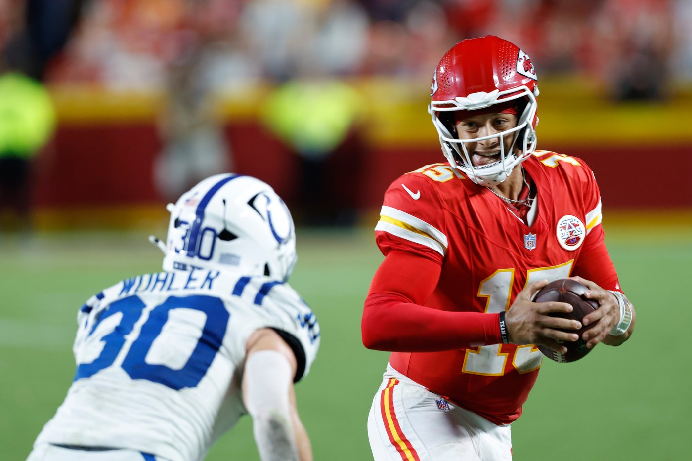 Mahomes and Walker shine, Butker hits winning 40-yarder as Chiefs beat Colts 33-30 in OT | iNFOnews.ca Mahomes and Walker shine, Butker hits winning 40-yarder as Chiefs beat Colts 33-30 in OT | iNFOnews.ca