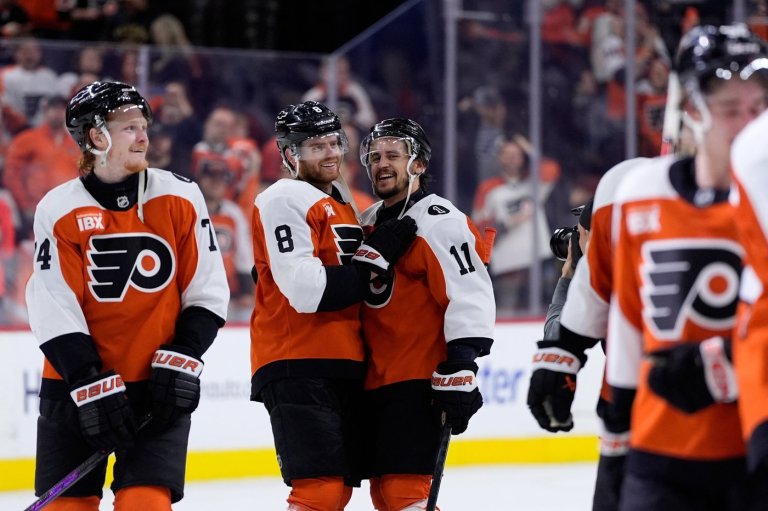 Cam York threw his stick in the stands after scoring an OT winner, but the Flyers star got it back | iNFOnews.ca