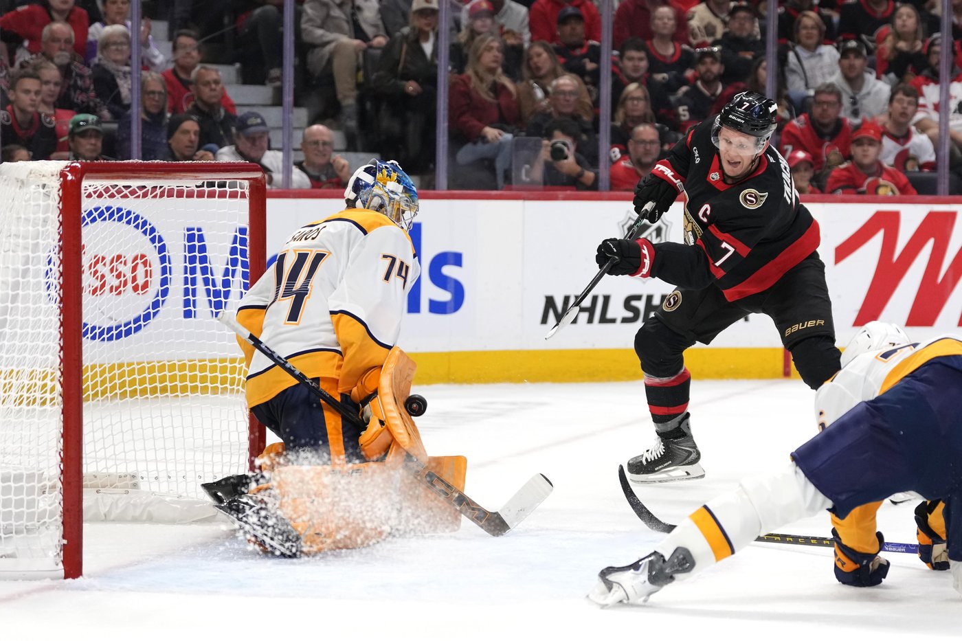 Senators' Tkachuk to be evaluated after exit in 4-1 loss to Predators | iNFOnews.ca Senators' Tkachuk to be evaluated after exit in 4-1 loss to Predators | iNFOnews.ca