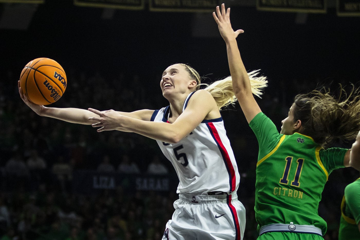 Hidalgo scores 29 as No. 8 Notre Dame holds off No. 2 UConn 79-68 | iNFOnews.ca Hidalgo scores 29 as No. 8 Notre Dame holds off No. 2 UConn 79-68 | iNFOnews.ca