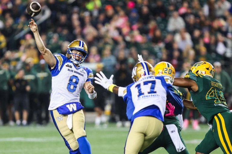 Blue Bombers need win over Lions to secure CFL playoff berth | iNFOnews.ca
