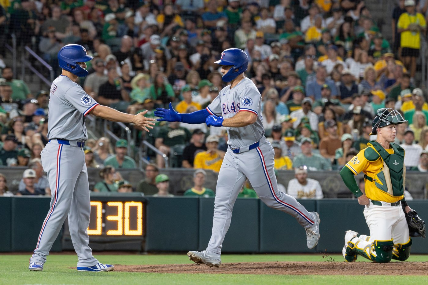 Langford hists go-ahead homer, Rangers beat Athletics 5-3 to end 4-game skid | iNFOnews.ca